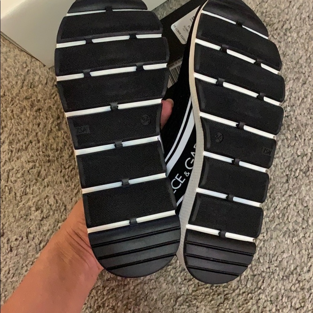 Dolce Gabbana black/white sneakers kids 34 size - Picture 2 of 4
